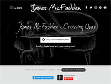 Tablet Screenshot of jamesmcfaddenofficial.com